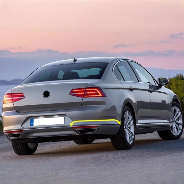 VW Passat B8 2015-2019 Sağ Arka Tampon Köşe Kromaj Çıta 3G0853842 ürün görseli 1