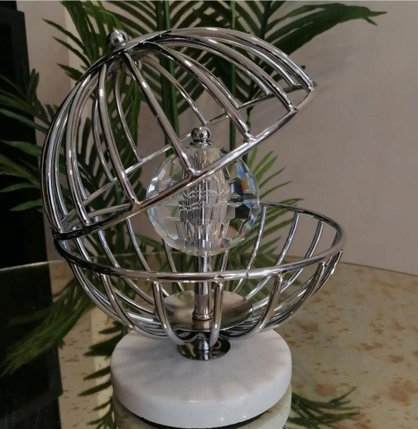 Crearthome Dekoratif Midye Kristal Aksesuar Gümüş SZR-298552 ürün görseli 1