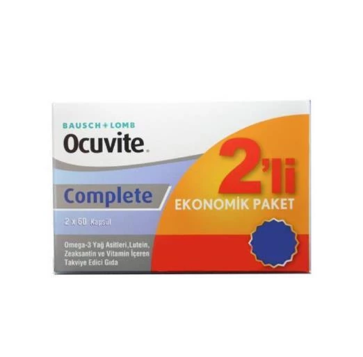 Ocuvite Complete Bausch & Lomb 2 Adet 60 Kapsül ürün görseli 1