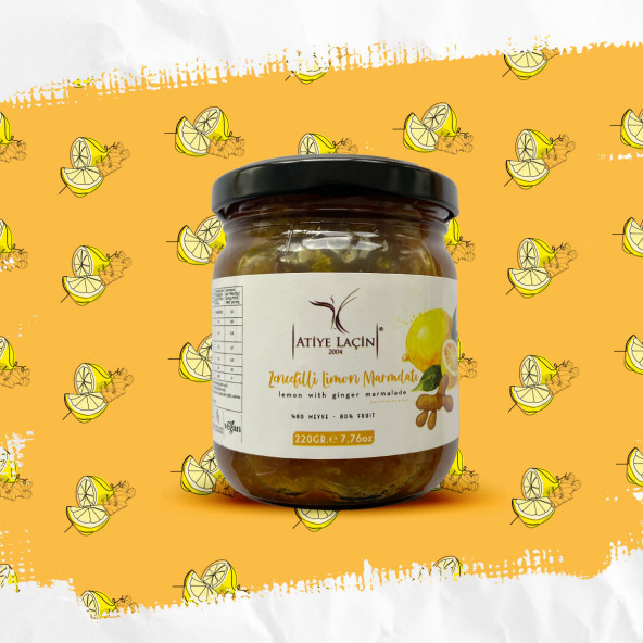 220 gr Zencefilli Limon Marmelatı ürün görseli 1