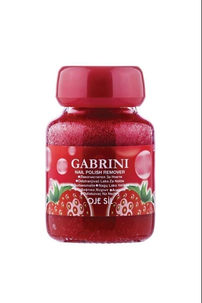 Gabrini Cam Şişe Aseton Çilek ürün görseli 1