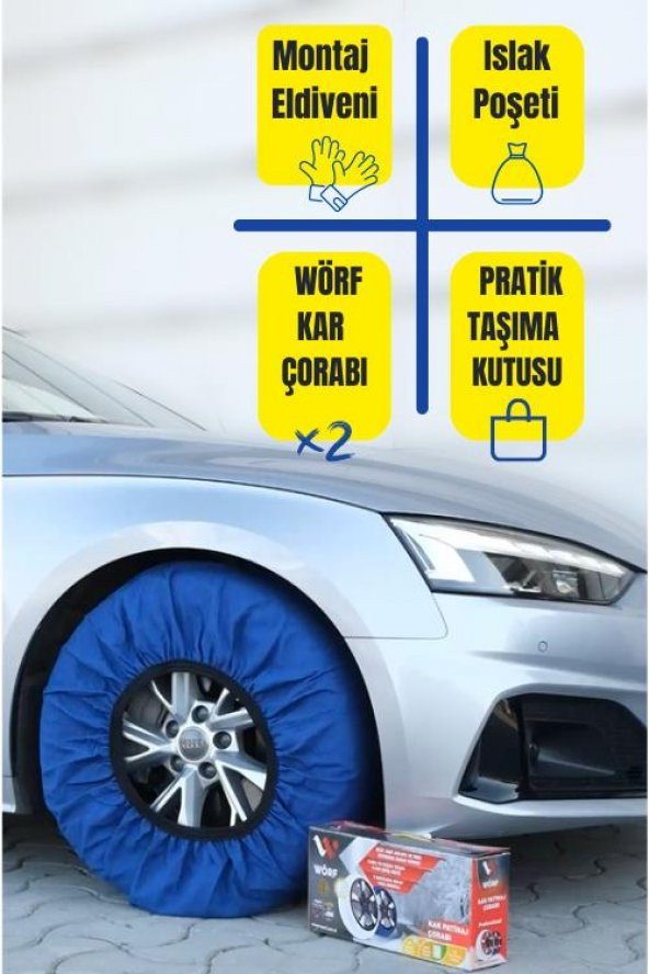 Wörf Kar Çorabı XX Large Beden (XXL) - Resim 3