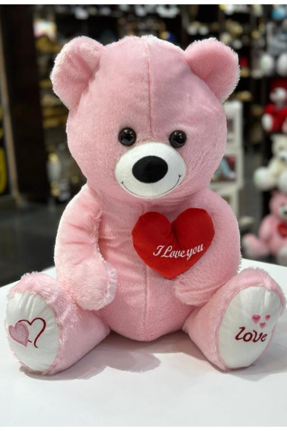 Beysüs Sevimli Peluş Ayıcık Pembe 47 cm ürün görseli 1