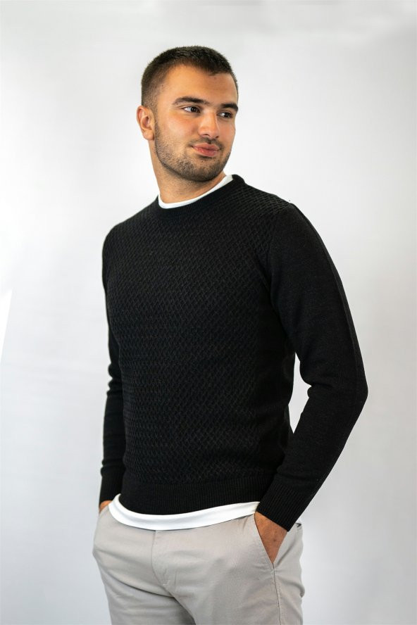 Interview O Yaka Triko Kazak - Resim 11