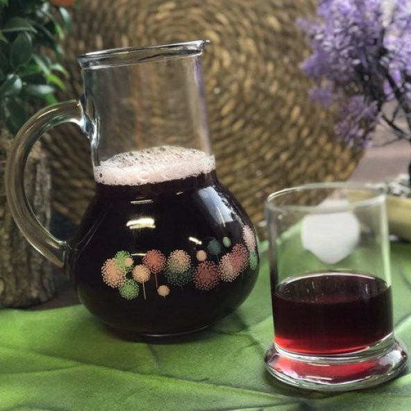Paşabahçe 98328 oasis başucu bardaklı sürahi cam sürahi spring - Resim 3