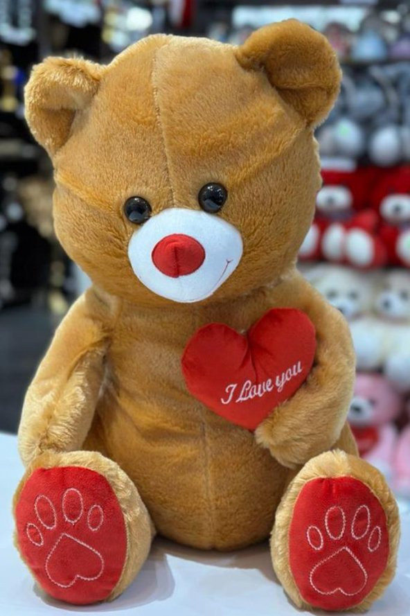 Beysüs Sevimli Peluş Ayıcık Sarı 47 cm ürün görseli 1