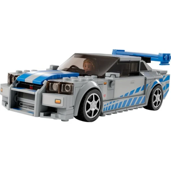 Lego Speed Champions Daha Hızlı Daha Öfkeli Nissan Skyline GT-R(R34) 76917 ürün görseli 1