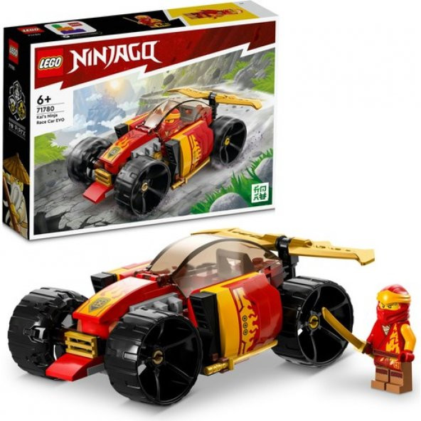 LEGO® Nınjago Kai’nin Ninja Yarış Arabası Evo 71780 - 6 Yaş ve Üzeri Çocuklar Için Araba ve Kai Minifigürü Içeren Yaratıcı Oyuncak Yapım Seti (94 Parça) ürün görseli 1