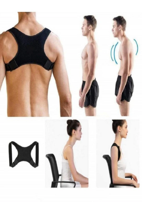 Unisex Dik Duruş Korsesi Posturex Korse Dik Durma Aparatı ürün görseli 1