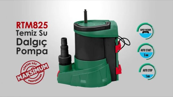 Rtrmax Rtm825 Temiz Su Dalgıç Pompa - Resim 2