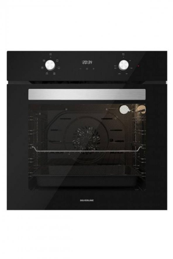 Silverline Siyah Ankastre Set BO6502B02 - VC5428B01 - 3420 Classy 60 Cm - Resim 2