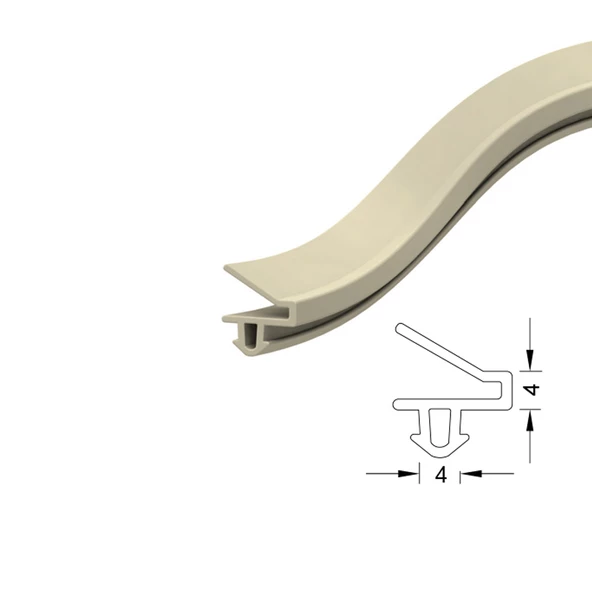 Contacall Orjinal Pvc Eski Kapı Pencere Fitili Contası 25 Metre Siyah ürün görseli 1