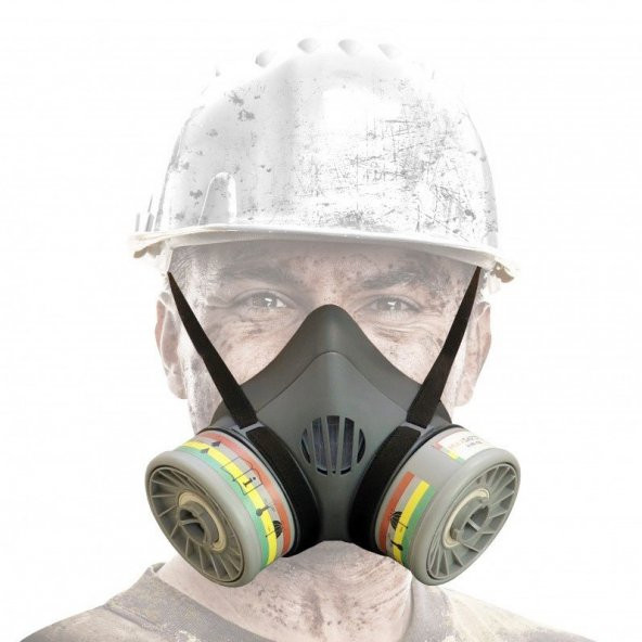 Max Safety Max Safety YYM-SET1 Yarım Yüz Maskesi ( Maske + 2 adet filtresi) ürün görseli 1
