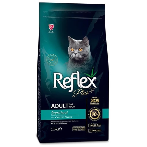 Reflex Plus Sterilised Tavuklu Kısırlaştırılmış Kuru Kedi Maması 1.5 Kg ürün görseli 1