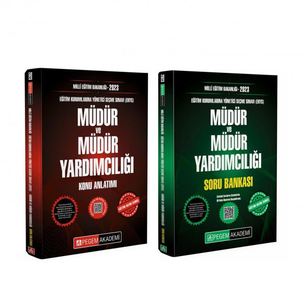Pegem Yayınları 2023 Ekys Müdür Ve Müdür Yardımcılığı Konu Ve Soru Seti 2 Kitap ürün görseli 1