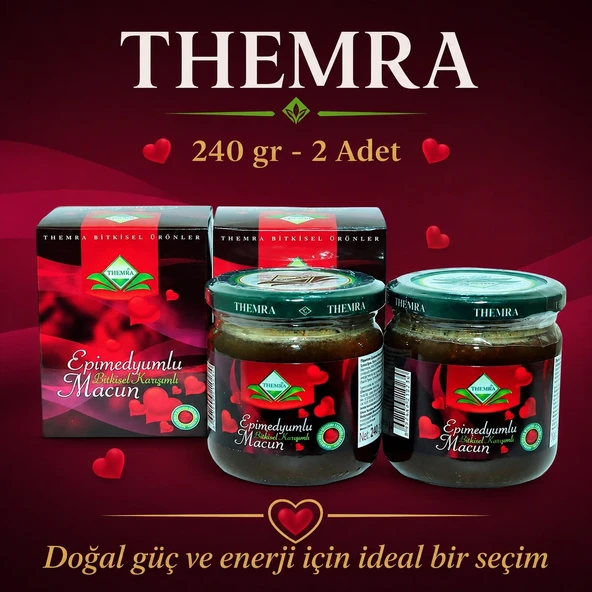 THEMRA BİTKİSEL KARIŞIMLI MACUN 240 gr x 2 Adet ürün görseli 1