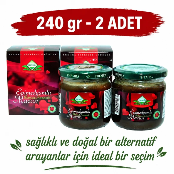 THEMRA BİTKİSEL KARIŞIMLI MACUN 240 gr x 2 Adet - Resim 2