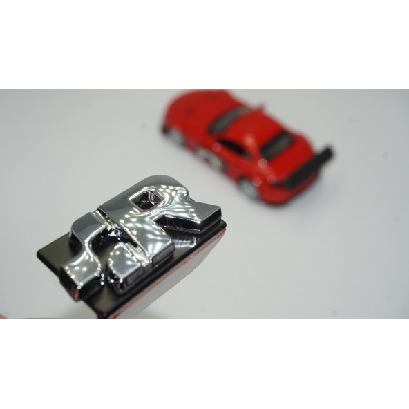 DK Volkswagen R SR R32 R36 GTi Racing Ön Panjur Gümüş Logo ürün görseli 1