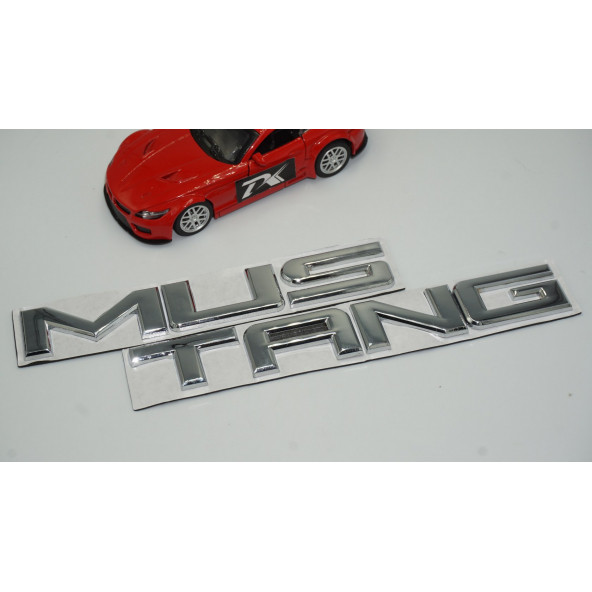 DK Mustang Bagaj 3M Krom Metal Yazı Logo Amblem ürün görseli 1