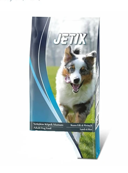 Jetix Kuzu Etli ve Pirinçli Yetişkin Köpek Maması 1,5 KG Açık Mama ürün görseli 1