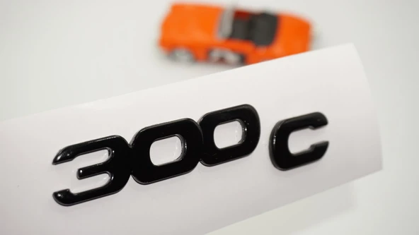 DK Tuning 300C Bagaj Siyah ABS Logo Arma Yazı Chrysler İle Uyumlu ürün görseli 1