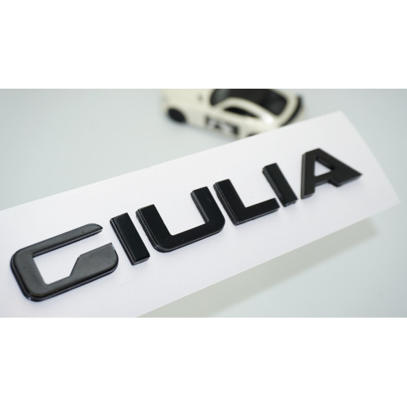 DK Tuning Alfa Romeo Giulia Siyah ABS 3M 3D Bagaj Yazı Logo Arma ürün görseli 1