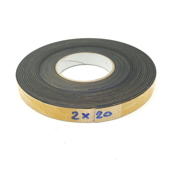 Contacall Kapı Pencere İzolasyon Bandı Yapışkan Sünger 2 mm Kalınlık 20 mm Genişlik 10 Metre Uzunluk / EVA-2*20 ürün görseli 1