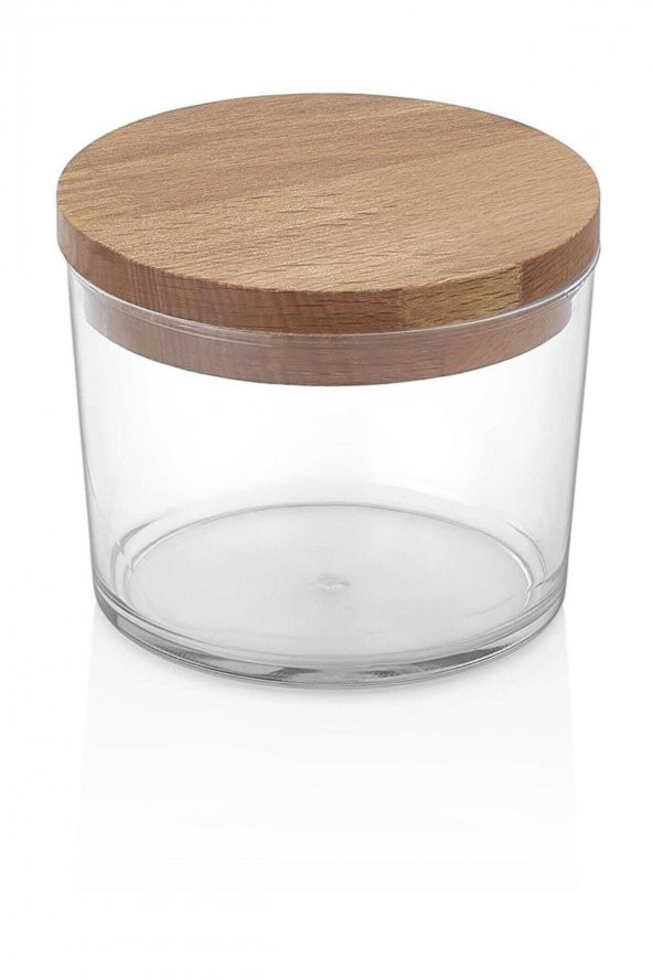 Taboo Tab-1061 Ahşap Kapaklı Plastik Saklama Kabı ürün görseli 1