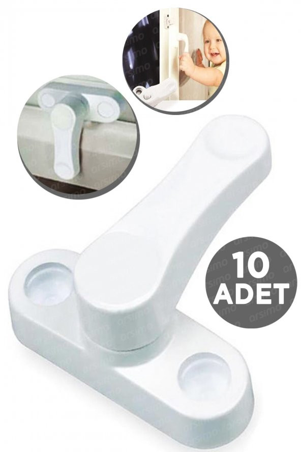 10 Adet Kapı Pencere Emniyet Kilidi Pimapen Pvc Için Koruma Kilit Pvc Kilit Çocuk Pencere Kiliti ürün görseli 1
