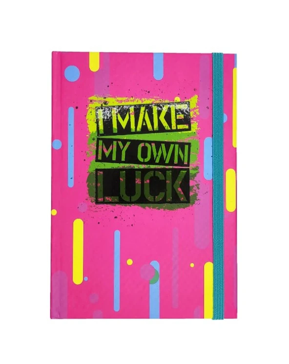 Lastikli Defter A5 Not Defteri Tarihsiz Ajanda - Luck ürün görseli 1