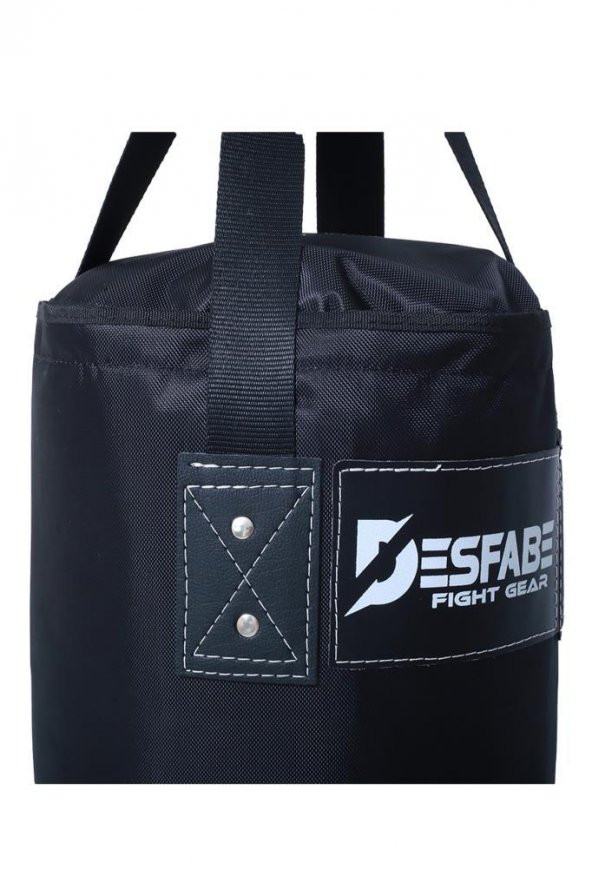 Desfabe Polydes 80x25 Cm Kolonlu Boks Kum Torbası Siyah+Eldiven - Resim 2