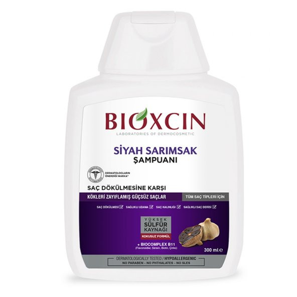 Bioxcin Siyah Sarımsak Şampuanı 300 ml - Resim 2