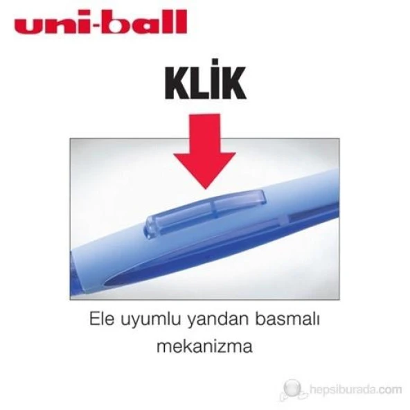 Uni-Ball Shalaku Mavi 0.5 mm Versatil Uçlu Kalem Yandan Basmalı Silgili S M5-228 ürün görseli 1