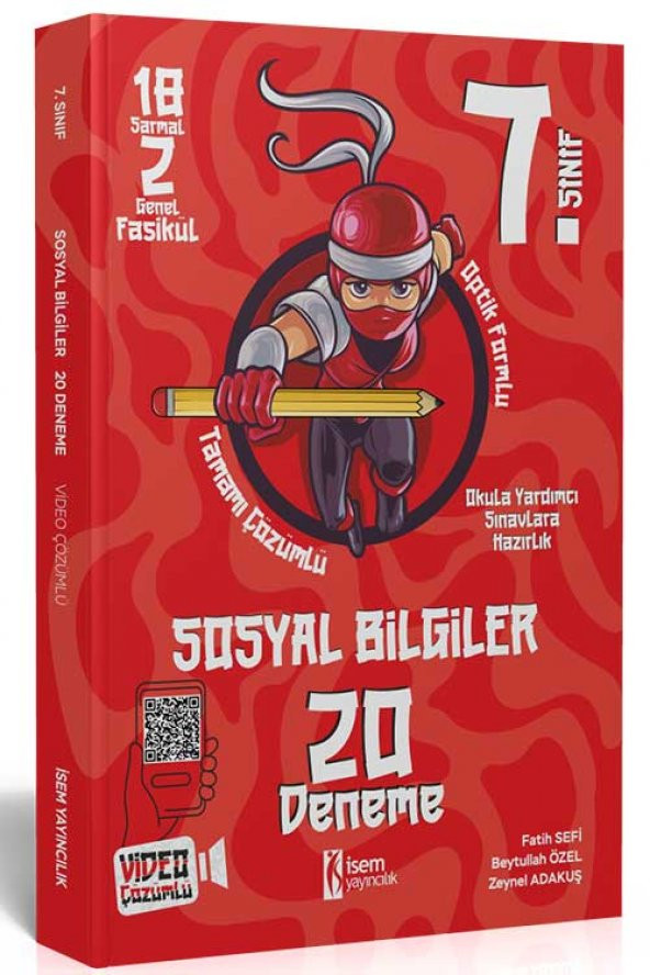 İsem Yayınları 7.Sınıf Sosyal Bilgiler 20 Deneme ürün görseli 1