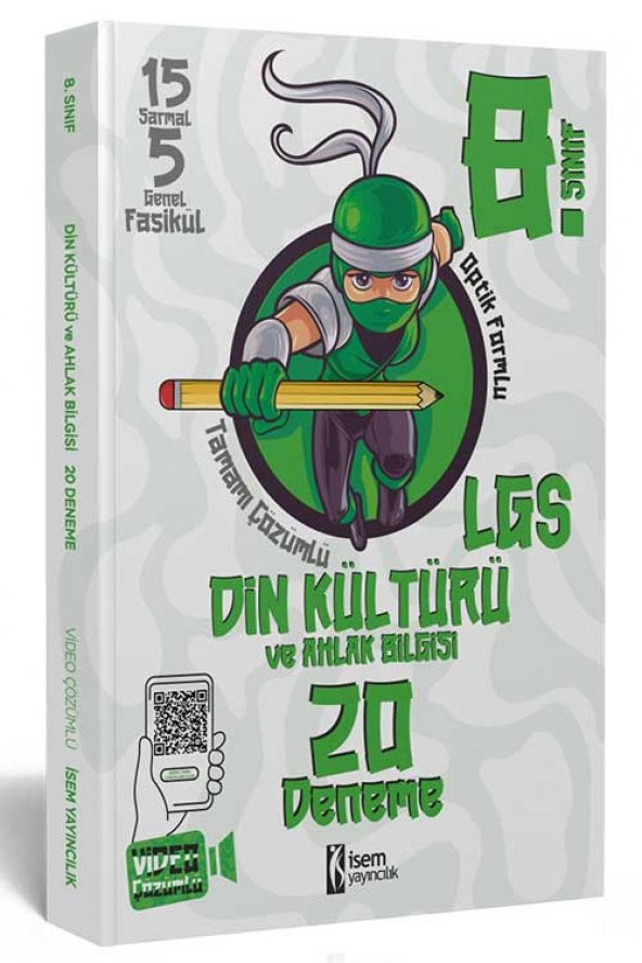 İsem Yayınları 8.Sınıf Din Kültürü ve Ahlak Bilgisi 20 Deneme ürün görseli 1