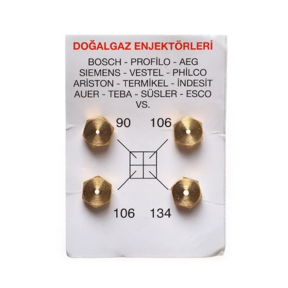 100 ADET Doğalgaz Enjektör Ocak Takımı (Bosch, Siemens, Profilo, ürün görseli 1