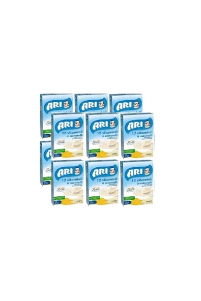 Arı mama 12 Vitaminli 6 Mineralli Sütlü Pirinçli 200gr *12'li Paket ürün görseli 1