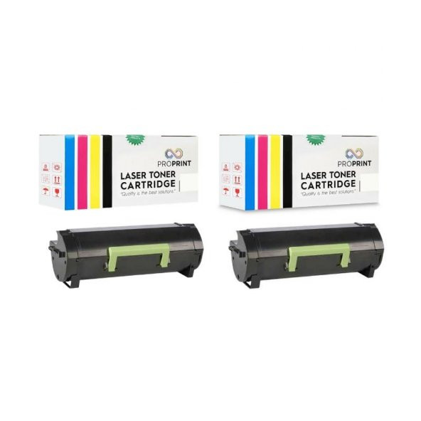 TKPrint Lexmark MS811n 52D5H00 Siyah 2 Adet Muadil Toner 25000 Sayfa ürün görseli 1