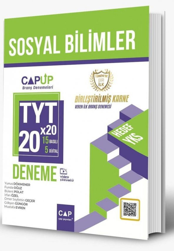 TYT Sosyal Bilimler 15 x 5 Up Deneme Çap Yayınları ürün görseli 1