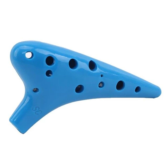 Valkyrie Ocarina 12 Delik Ocarina Alto C Ocarina Flüt Ocarina Sualtı Müzik Nefesli Enstrüman ürün görseli 1