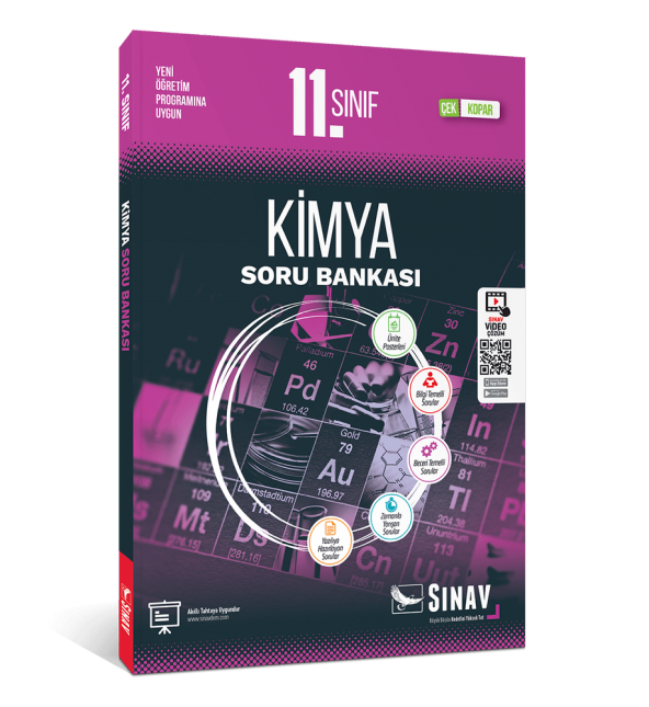 11.Sınıf Kimya Soru Bankası Sınav Yayınları ürün görseli 1