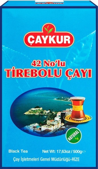 Çaykur 42 No'lu Tirebolu 500 gr 15'li Paket Dökme Çay ürün görseli 1
