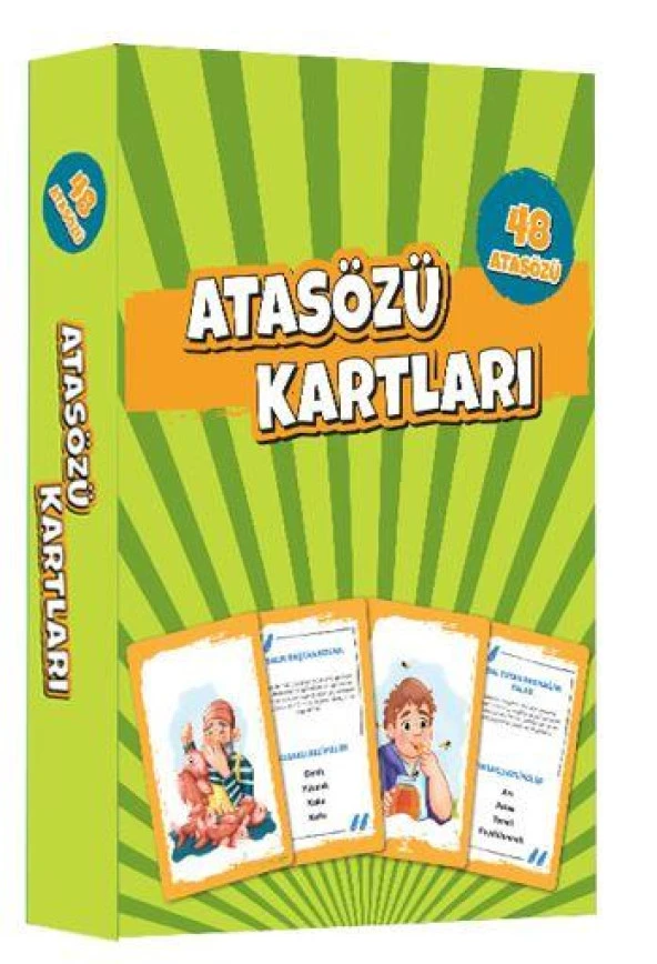 Safkan Kids Atasözü Kartları (48 Kart) ürün görseli 1