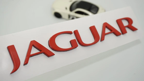 DK Tuning Jaguar Sport Kırmızı ABS 3M Bagaj Yazı Logo ürün görseli 1