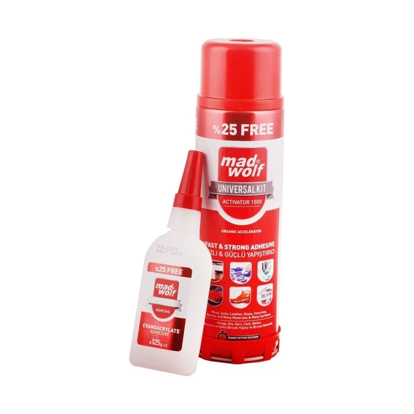 Sprey Yapıştırıcı 400ml Aktivatör +125gr Yapıştırıcı ürün görseli 1
