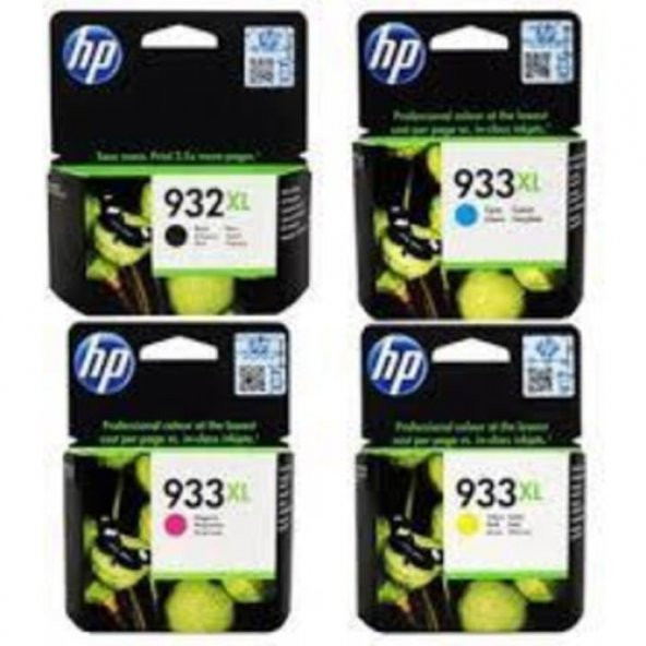 Hp 932XL / Hp 933XL Kartuş 4 Lü Set ürün görseli 1