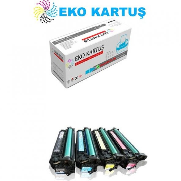 Eko Kartuş Hp CC419A (CE260-CE261-CE262-CE263) (647A-648) Set Muadil Toner ürün görseli 1