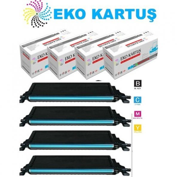 Eko Kartuş Samsung CLP-770 4 Renk Muadil Toner ürün görseli 1