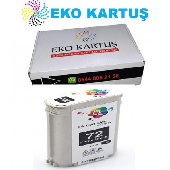 Eko Kartuş HP T1200PS 44-In Siyah(72) Muadil Kartuş ürün görseli 1