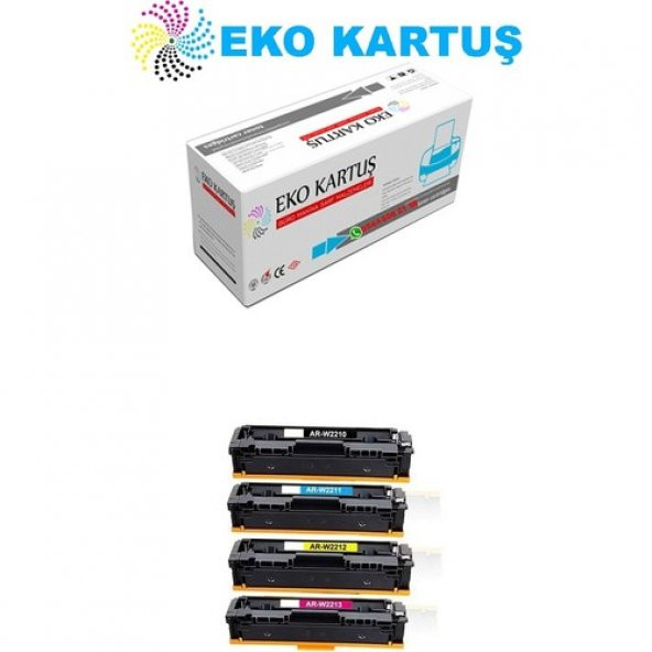 Eko Kartuş Hp 7KW72A 207X(W2210) Set Chipsiz Muadil Toner ürün görseli 1